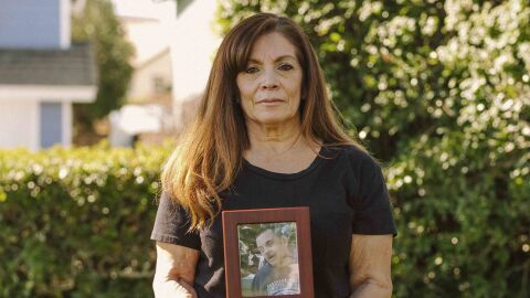 In December 2019, Cynthia Carrillo placed her older brother David at Villa Mesa Care Center, a nursing home in Upland, Calif. After the shutdown in March of 2020, Cynthia Carrillo couldn't visit David inside Villa Mesa. One month later, David, 65, who had Down syndrome, died from COVID-19.