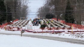 COURTESY OF DAVID MANO Sunoco/ETP's Mariner East 2 construction site in West Whiteland Township, Chester County. Critics doubt that the DEP's decision to lift a stop-work order will ensure fewer environmental violations when construction resumes.