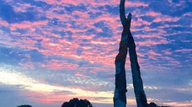 “Anchors” at Sculpture Fields