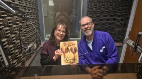 BST Managing Director Nancy Wollenburg (left) and Artistic Director Casey Visser visit the YPR studios