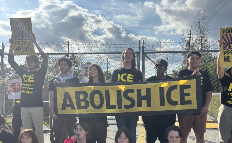 Thirty people were arrested and detained by police on Saturday during a protest outside the Krome Detention Center in Miami-Dade, according to protest organizers. The protesters marched and blocked the entrance to the immigrant detention facility to protest the aggressive deportation policies of the Trump administration. Krome is a federal government facility run by Immigration and Customs Enforcement to house suspected undocumented immigrants.