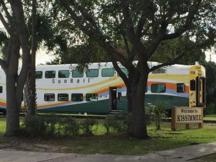 Federal officials signed an agreement to pay $93.4 million toward the total cost of adding four Sunrail stops. Photo: Renata Sago, WMFE.
