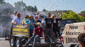 A float in the 2017 Longmire Days parade.