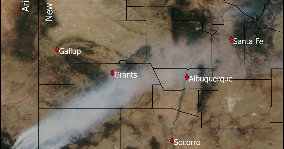 UNM researchers say wildfire smoke is linked to worse mental health