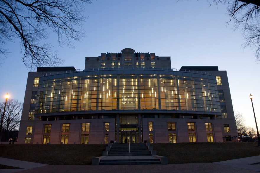 The Ohio State University's William Oxley Thompson Memorial Library. Some of the $102 million in funds to renovate the library in 2009 came from the state capital budget.