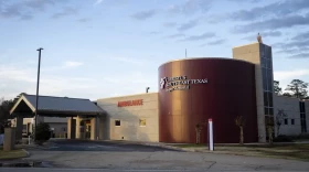 CHRISTUS Southeast Texas Jasper Memorial Hospital, pictured here on Jan 3, 2023, closed its labor and delivery unit in 2019.