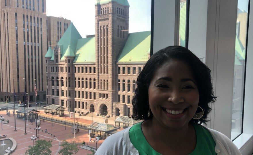 Sasha Cotton, director of violence prevention for the Minneapolis Department of Health. She's developing "non-enforcement" approaches to public safety.