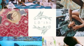 As a multidisciplinary artist, Alyssa Rodrigues creates thoughtfully conscious designs inspired by the ocean through her brand, Lōʻihi.