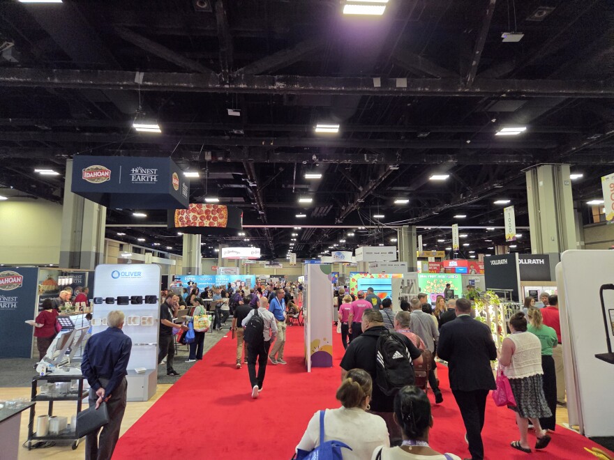 A look inside the School Nutrition Conference at the Charlotte Convention Center.
