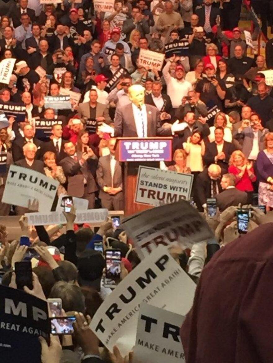 Donald Trump in Albany