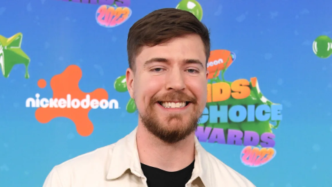 MrBeast at the Kids' Choice Awards.