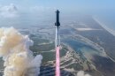 SpaceX's Starship V3 takes flight from Texas.
