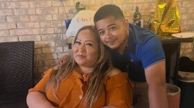 Paulo Cesar Gamez Lira of Horizon City, shown here with his mother, was detained by Immigration and Customs Enforcmeent even though he's a DACA recipient
