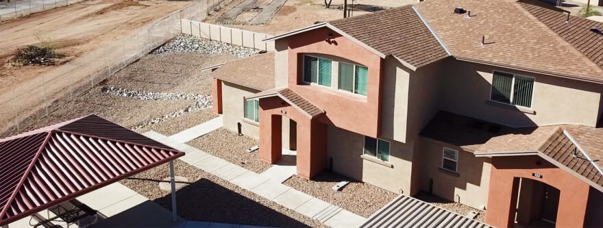 A home built by the Tohono O’odham Ki:Ki