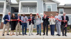 Ribbon cutting of Oakwood Park. 