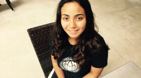 GETTING NERVOUS: Venezuelan teenager and U.S. asylum applicant Camila Duarte in Miami this month.