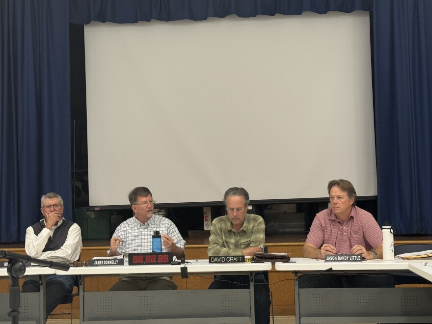 The Guilford County Planning Board discussed applying initial zoning to the remaining portion of de-annexed Summerfield land at its meeting on Wednesday, Oct. 23, 2024. DJ SIMMONS/WFDD