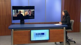 Lori Townsend talks with political reporters during Alaska Insight on Jan. 29, 2021.