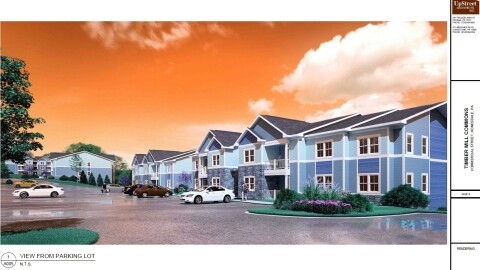Timber Mill Commons will feature 42 affordable housing units in downtown Honesdale.