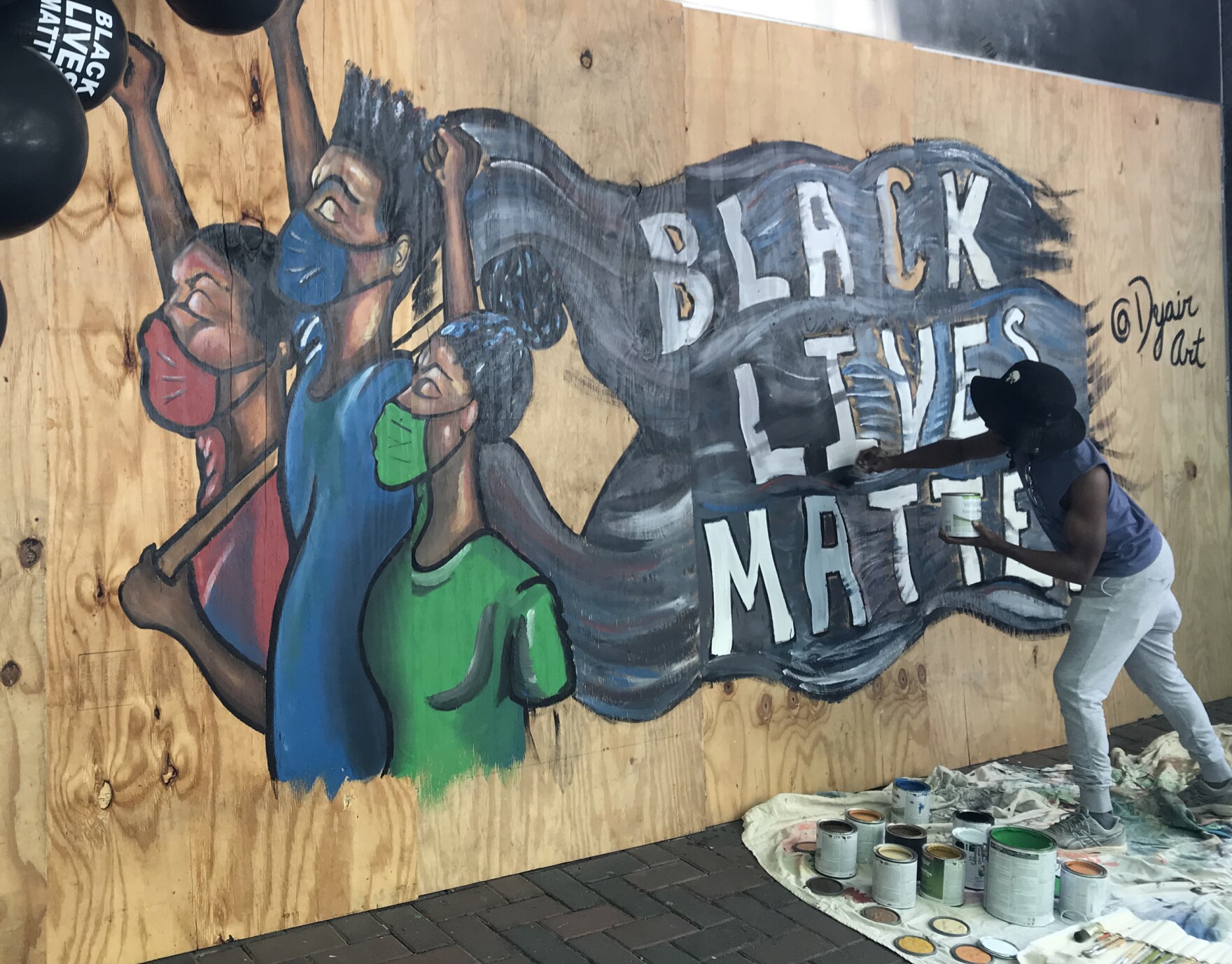 'This Is History' Protest Precautions Give Charlotte Artists New