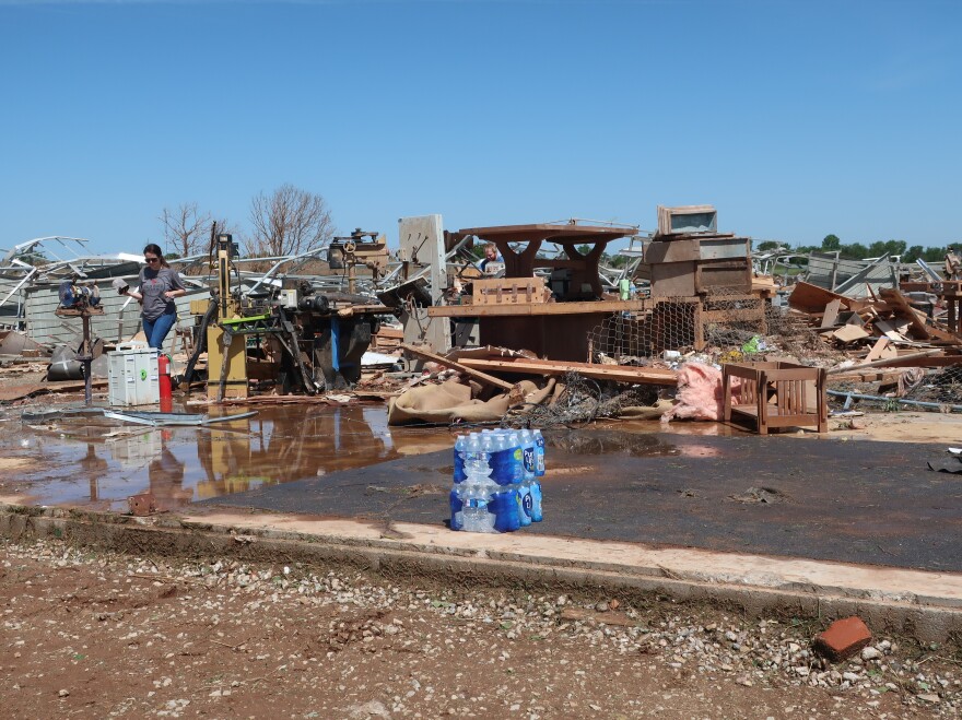 Joseph Lamerton's woodworking shop was destroyed.