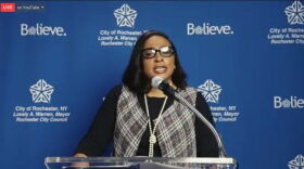 Rochester Mayor Lovely Warren on May 5, 2020, announced dramatic staff reductions in response to the COVID-19 pandemic.