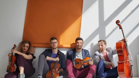 The members of PUBLIQuartet, featured this month for their new album Rhythm Nation