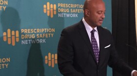 Attorney General Curtis Hill announces the expansion at the annual Drug Abuse Symposium.