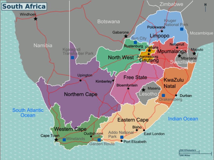 Epidemiologists from Harvard University were tracking HIV-negative South Africans in the province of KwaZulu-Natal (orange).
