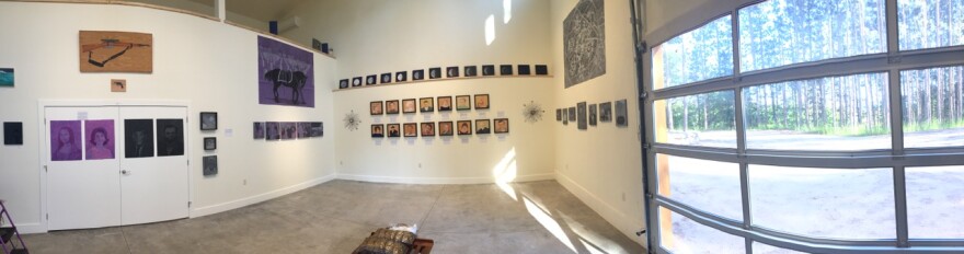 Inside the Pines of Arcadia studio.