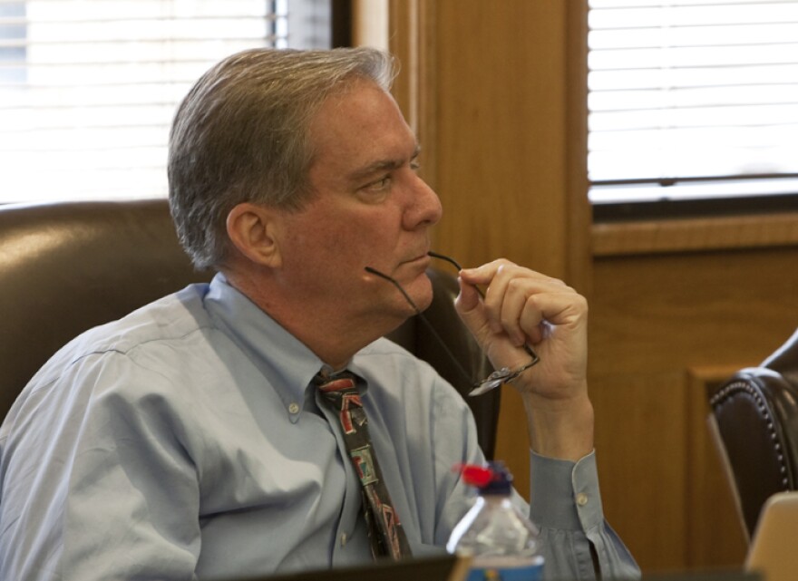 Presiding Officer of the Texas Forensic Science Commission John Bradley during a commission meeting April 14th, 2011.