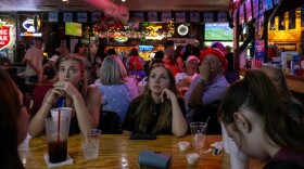 Arlington residents gather to watch a U.S. men's team World Cup match.