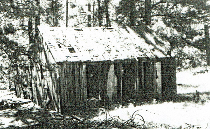 A miner's shack.
