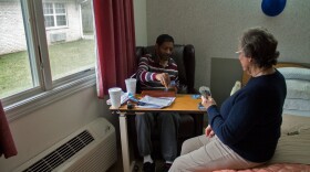 Wilma Simmons, a retired nurse from Indianapolis, is a volunteer guardian for two people. In addition to her regular guardianship duties, she meets with Kenneth every week to play his favorite game – spades.