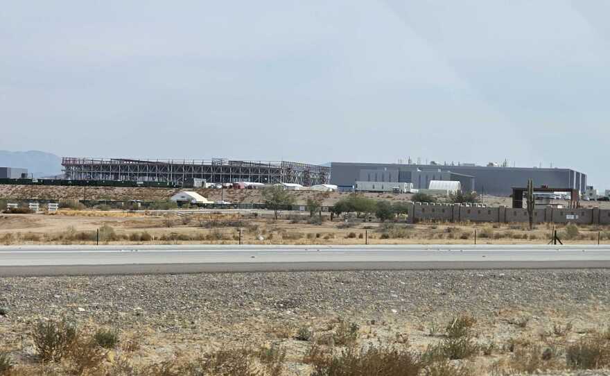 The Taiwan Semiconductor Manufacturing Company Limited facility near Interstate 17 and Loop 303 in Phoenix on Monday, Dec. 16, 2024.