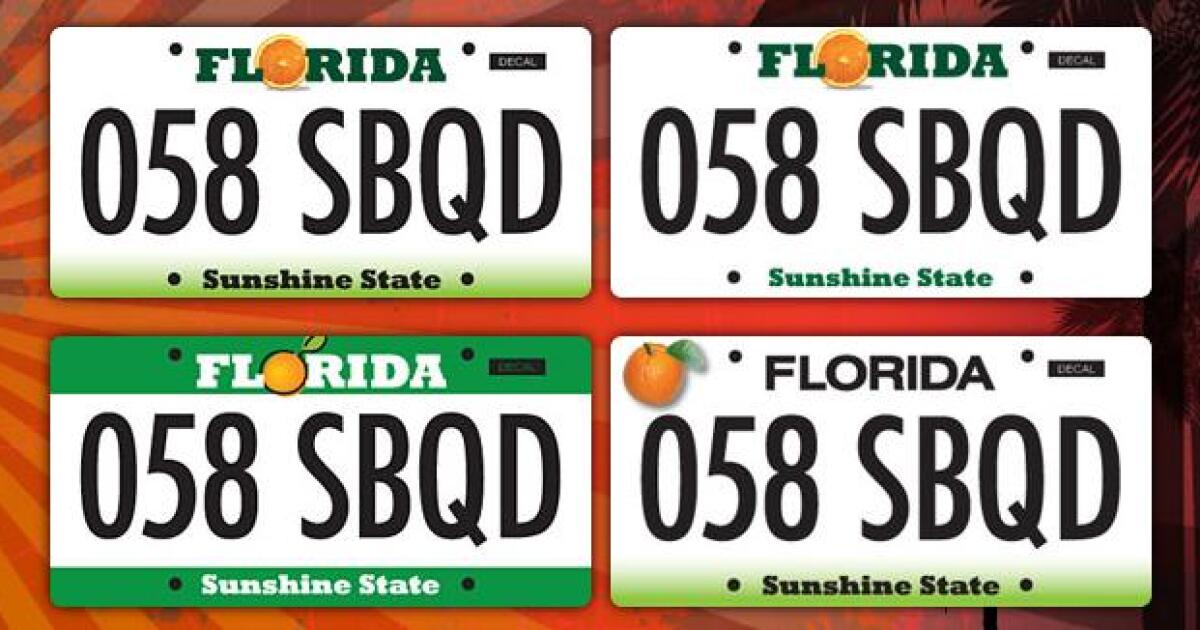 Florida Will Be Getting A New License Plate Design And You Get A Say Wlrn