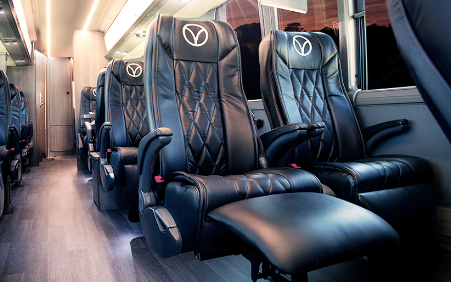 Vonlane puts only 22 seats in motorcoaches that would typically have more than 50. 