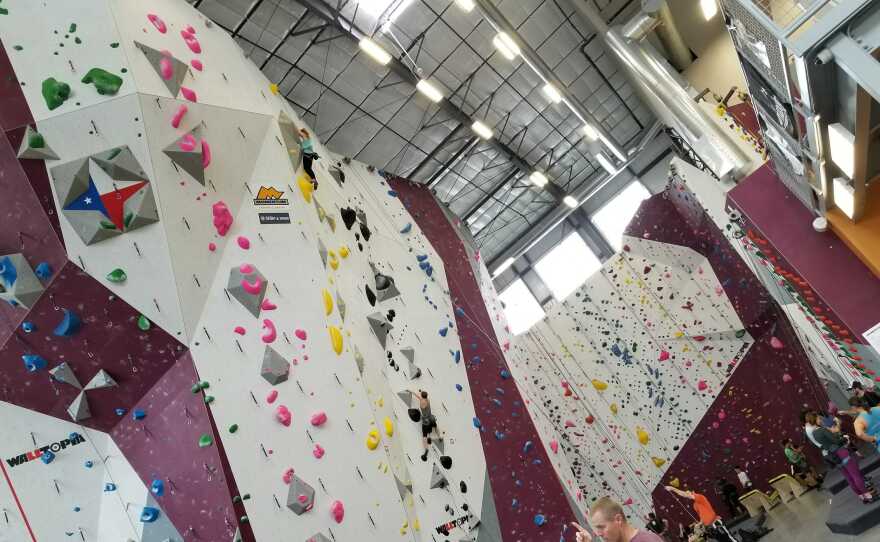 wide angle climbing