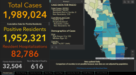 Florida Dept. Of Health Coronavirus dashboard