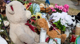 Memorial of Marjory Stoneman Douglas High School shooting in Parkland.