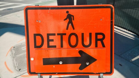 Detour sign