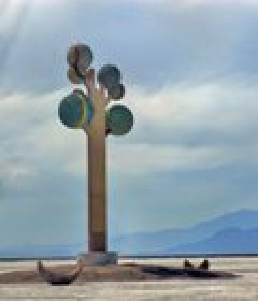 Karl Momen created the Tree of Utah sculpture on I-80 between Salt Lake City and Wendover.