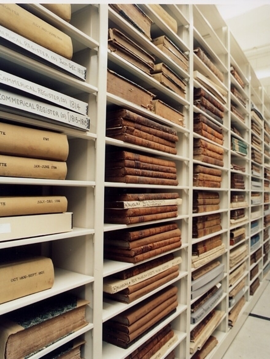 Antiquarian Hall has over 25 miles of shelves housing materials published from 1640 to 1876.