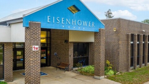 Eisenhower Elementary School is at 2827 Jersey Ridge Road, Davenport.