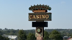 The Tahlequah UKB Casino, which closed its doors in 2013 after failing to get the land into trust status, is shown.