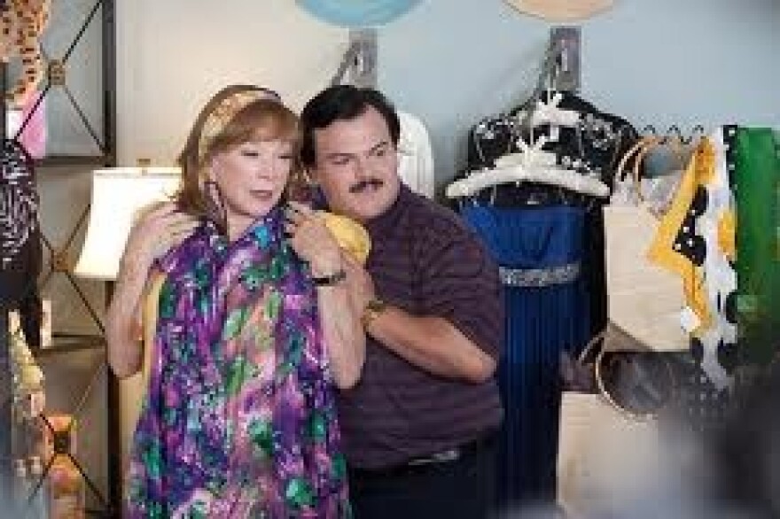 Shirley MacLaine & a hopelessly devoted Jack Black in "Bernie"