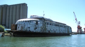 The Kalakala was towed back to Washington in 1998 with the idea it would be restored, but no one has yet come up with the money.