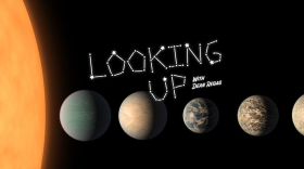 This artist's concept shows what the TRAPPIST-1 planetary system may look like, based on available data about the planets' diameters, masses and distances from the host star, as of February 2018.