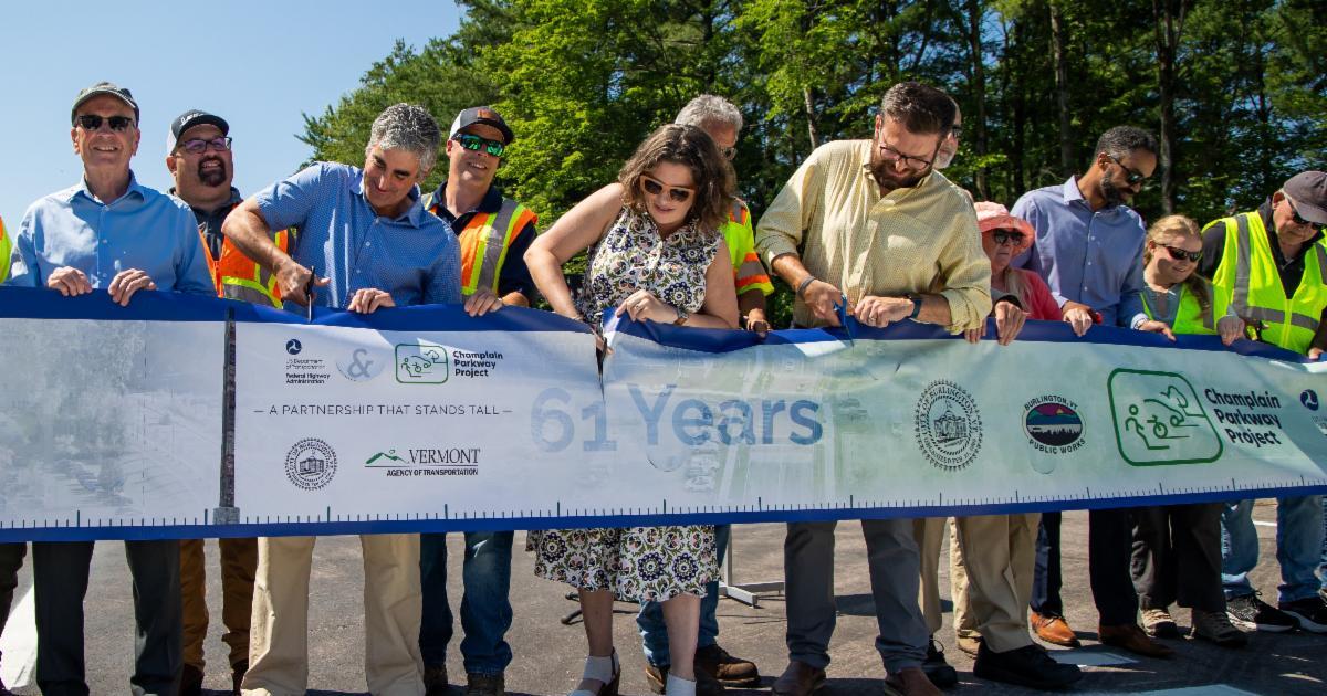 A roadway planned for over 6 decades opens in Burlington