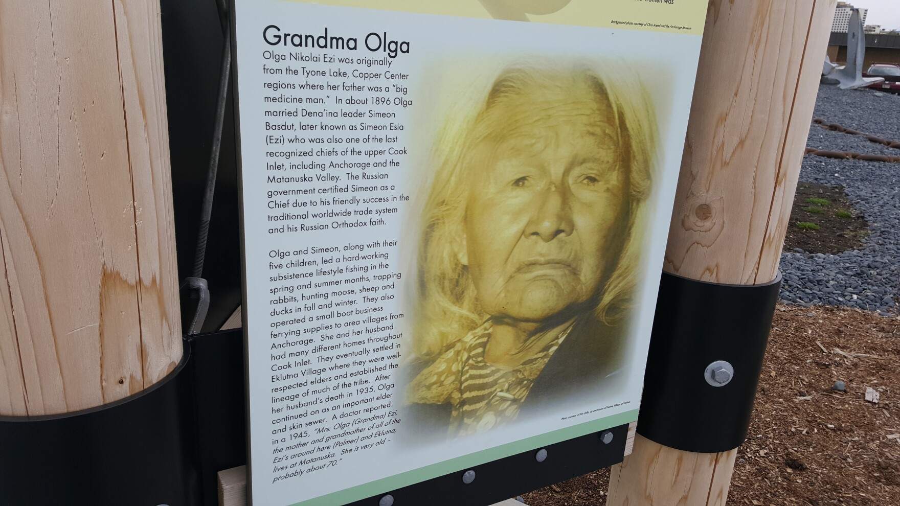 Bronze sculpture of Grandma Olga pays tribute to Dena'ina matriarch